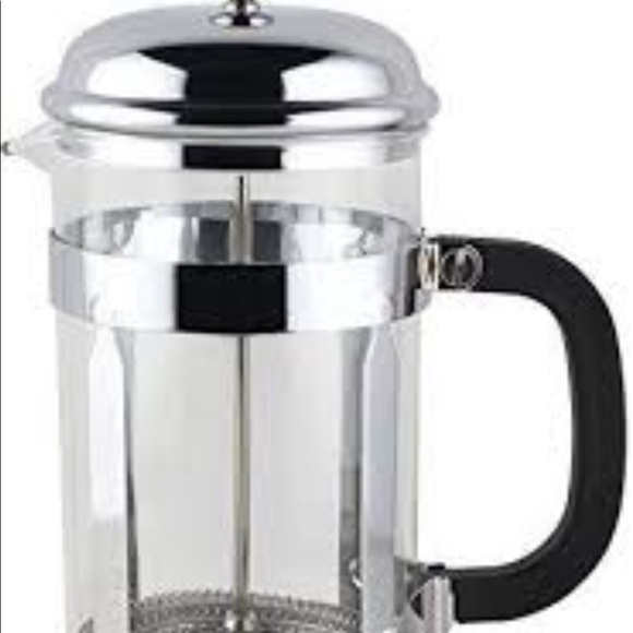 Utopia Kitchen French Press 8 Cup Chrome Cafetiere - Picture 1 of 6